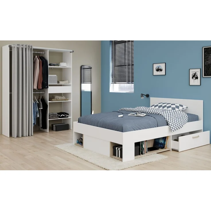 Parisot Kinderzimmer und Jugendzimmer Achille in weiß und Eiche Set 2-tlg. – Bild 6