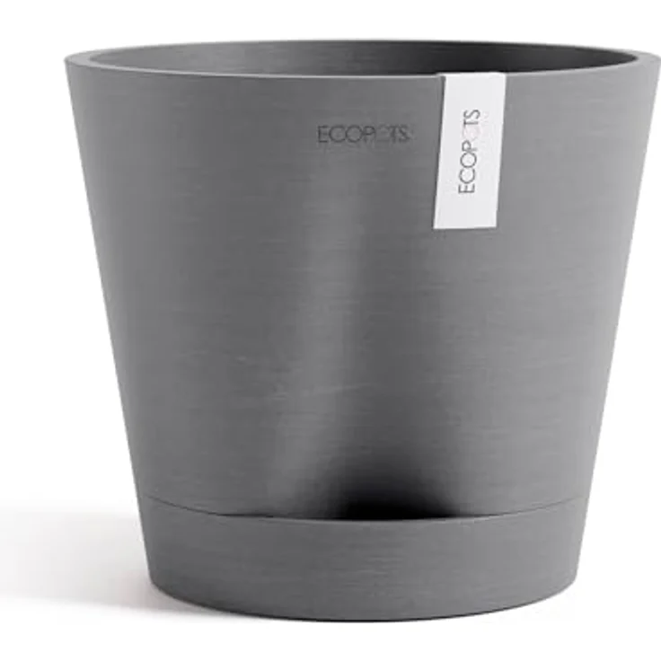 ECOPOTS Blumentopf Venice 2 20 Grau, für den Innenbereich – Bild 2