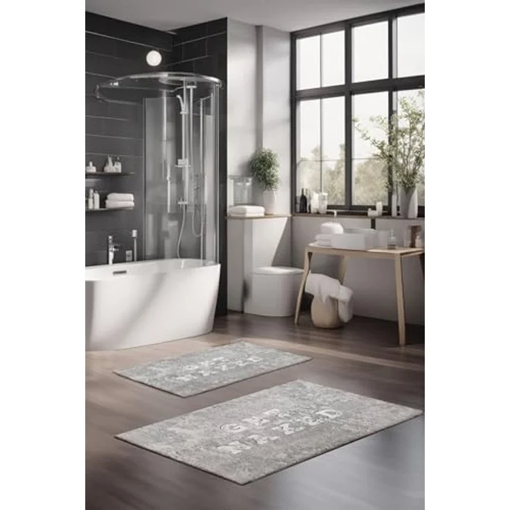 Mijolnir 'CT-5397' Badematten-Set (2-teilig), Mehrfarbig – Bild 2