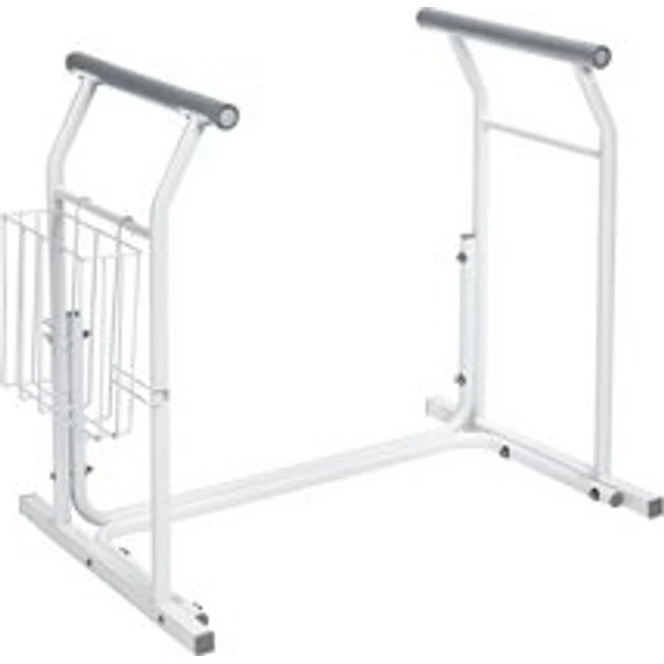 Ridder Badaccessoire-Set Mobile WC-Aufstehhilfe Sam, inkl. Ablagekorb weiß – Bild 6