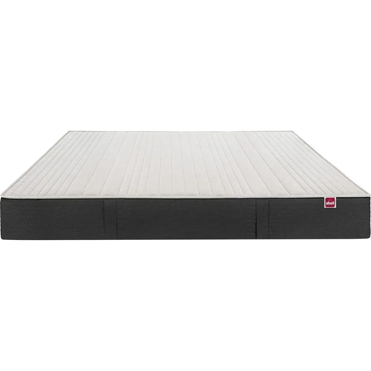 Abeil - XXL-Schaummatratze Double Sensation – Breite 30 cm – 1 mittlere Seite H2, 1 Seite fest H3 – ultraweicher Bezug, abnehmbar & maschinenwaschbar – Öko-Tex Zertifiziert – Weiß, 140x190 cm