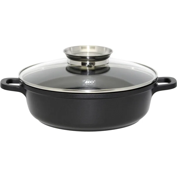 Servierpfanne ELO ALUCAST LBH 24x24x7.50 cm grau