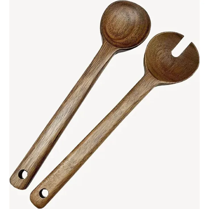 Akazie Luno Salatbesteck 2-teilig aus Akazienholz - 35 cm