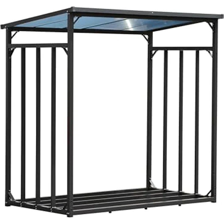 Quick Star Kaminholzregal Kaminholzregal 185x100x185 cm XXXL, BxTxH:185x100x185 cm, (1-St), Schwerlast getestet mit 3500kg – Bild 9