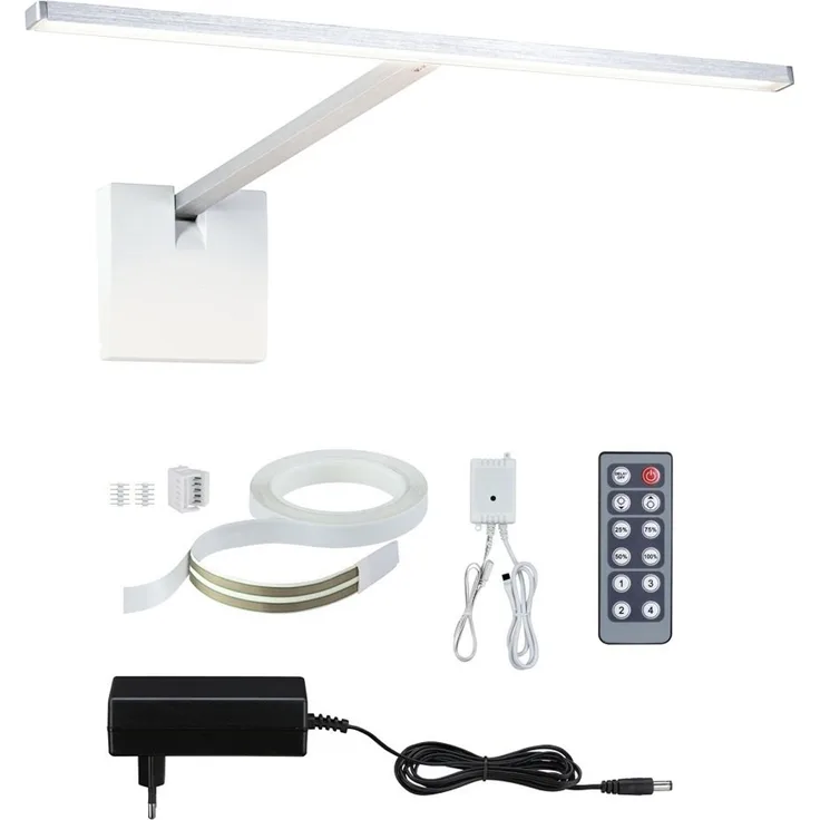 Paulmann 95577 LED Bilderleuchte Xana Alu gebürstet 2700K Komplettset