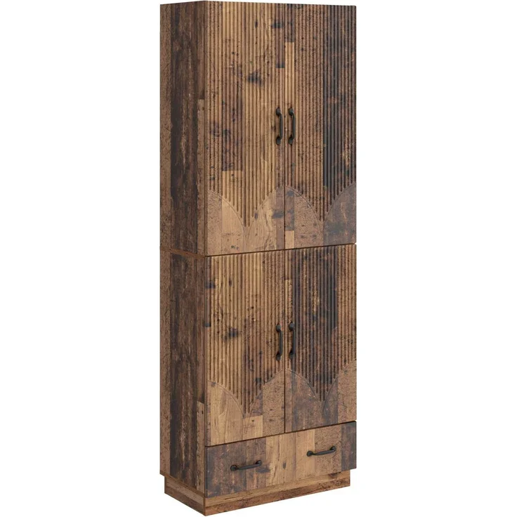 vidaXL Schrankset 2 pcs Altholz Holzwerkstoff 3416779 – Bild 1