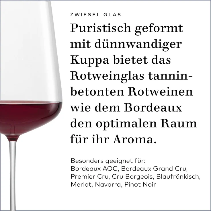 Zwiesel Glas VERVINO Chardonnay & Bordeaux Weingläser 4er Set Limited Edition – Bild 4