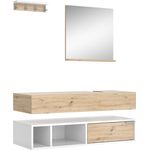 Badmöbel-Set Henri Weiß 4 Teile Vicco