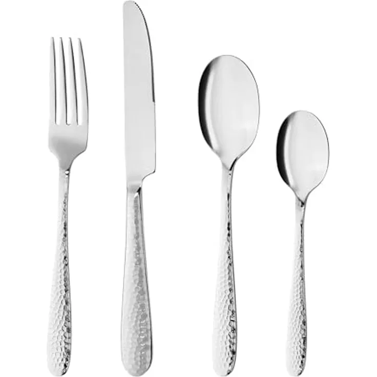 Gräwe Besteckset 'Gent', 24-teilig, 6 Personen, Edelstahl silber