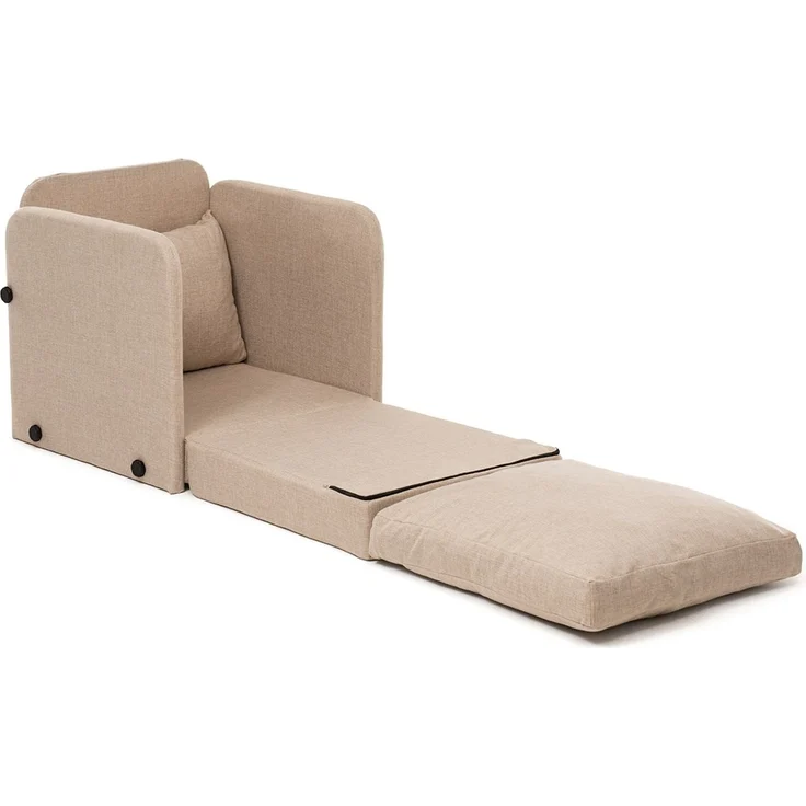 Hanah Home 'Saga Single - Beige' 1-Sitzer-Schlafsofa, Beige, 68 x 70 x 66 cm – Bild 6