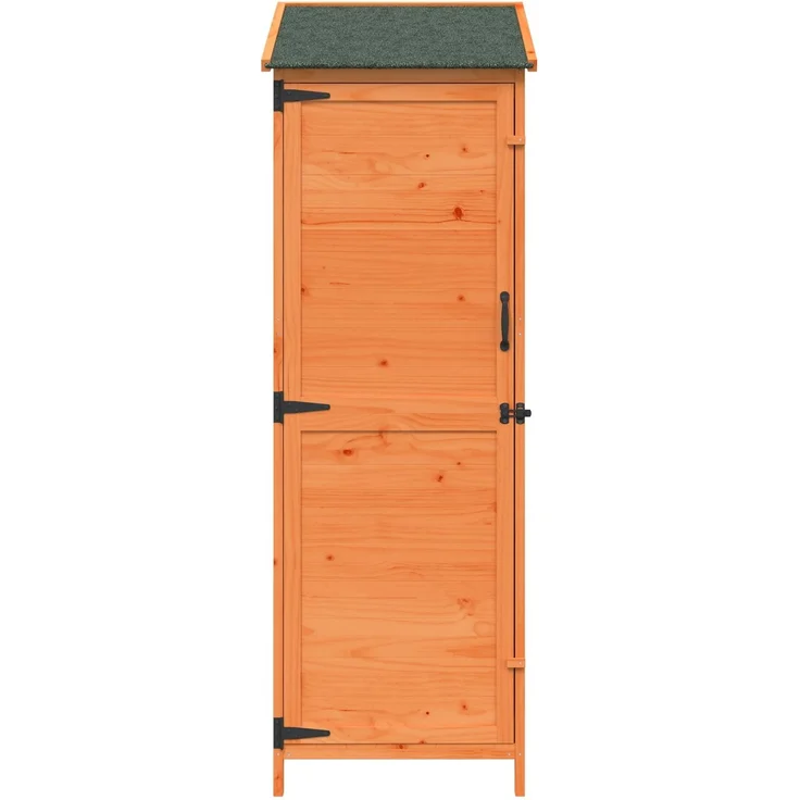vidaXL Gartenschuppen Braun 59,5 x 56 x 176,5 cm Massivholz aus Fichte 42033447 – Bild 5