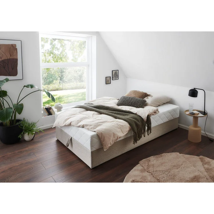 ATLANTIC home collection Boxbett BELINA, mit Taschenfederkernmatratze und geräumigem Bettkasten – Bild 2