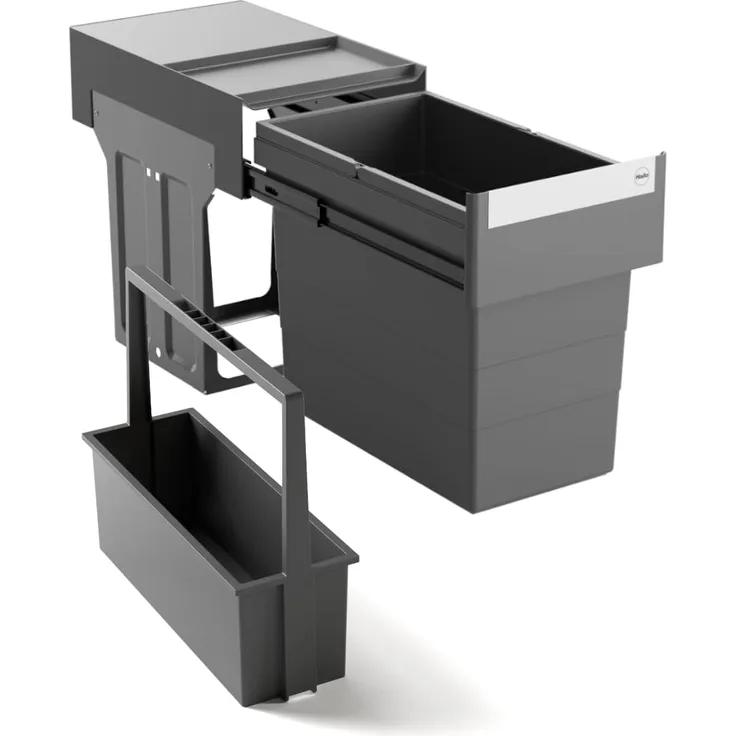 Solo 3636, Abfallsammler für Drehtüren, graphitgrau
