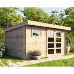 McGarden 'Nizza' Gartenhaus, Polarfichte naturbelassen, B390 x T300 cm