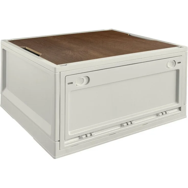 Trucky Faltbox Storage Box 45 L Camping Klappbox Klappkiste faltbar 50x35x29 cm Beige