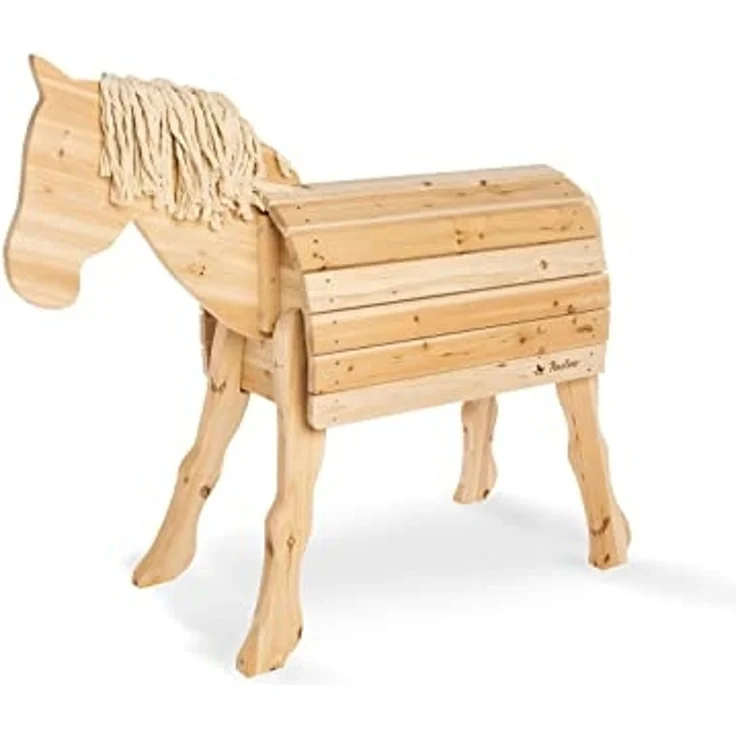 Holzpferd Nils für Draussen – Bild 4