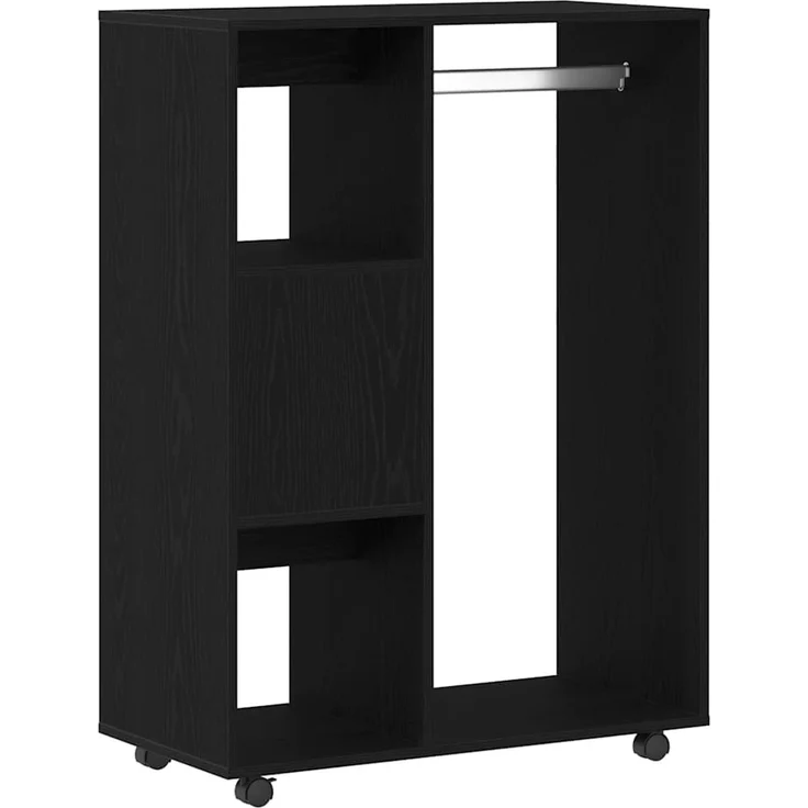 vidaXL Kleiderschrank Schwarze Eiche 80 x 40 x 110 cm Holzwerkstoff 862068 – Bild 6