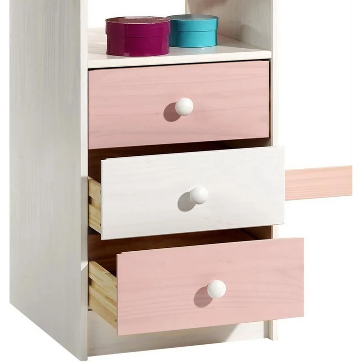 IDIMEX Kinderschreibtisch KEVIN, Kinderschreibtisch Schülerschreibtisch neigungsverstellbar Kiefer mass – Bild 3