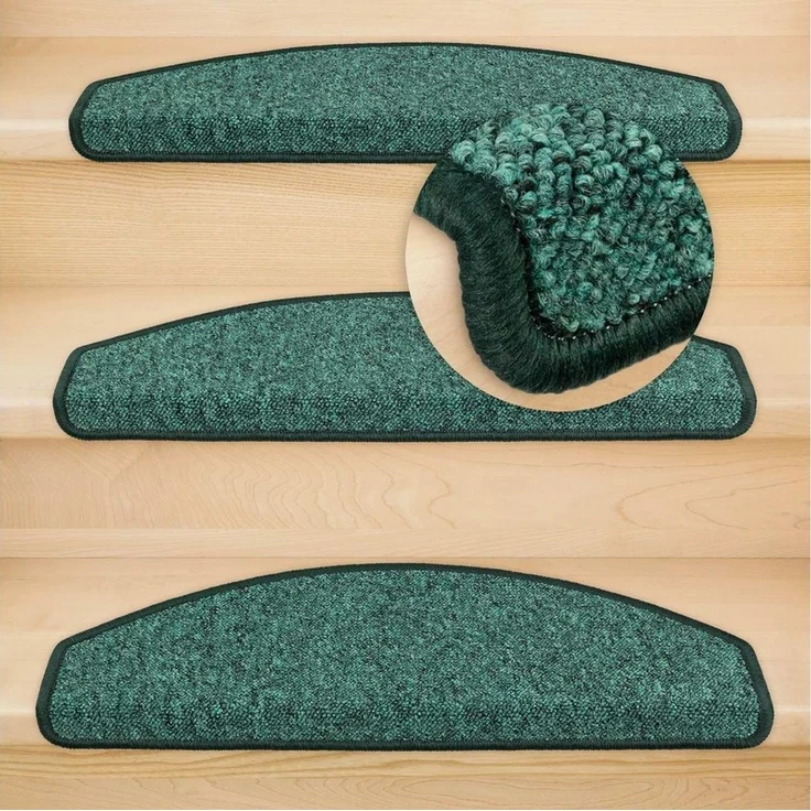 Metzker® Stufenmatte Stufenmatten Rambo New Halbrund Einzeln und SparSet´s, halbrund, Höhe: 5 mm, 15 Stück im Set - Grün – Bild 3