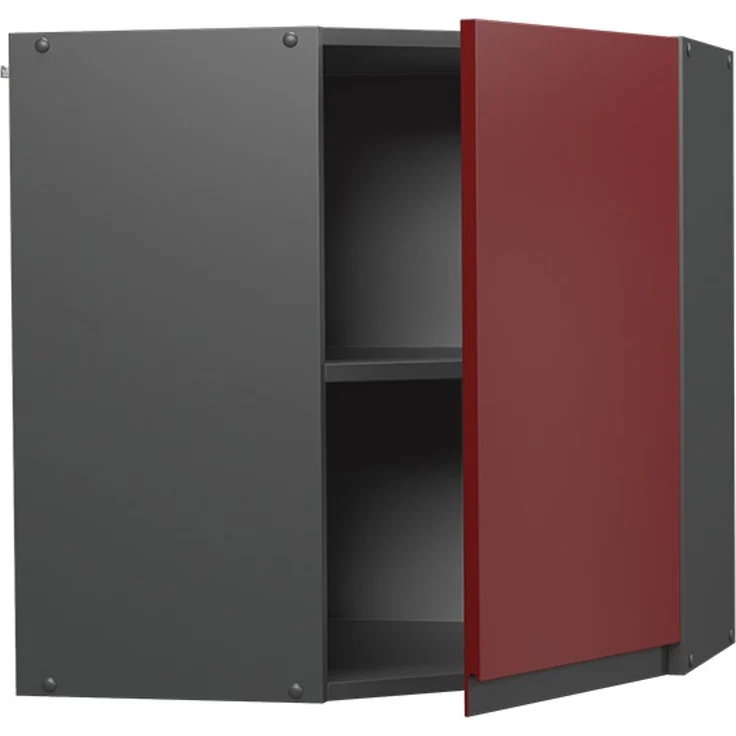 Eckhängeschrank R-Line Rot 57 cm J-Shape Vicco – Bild 4