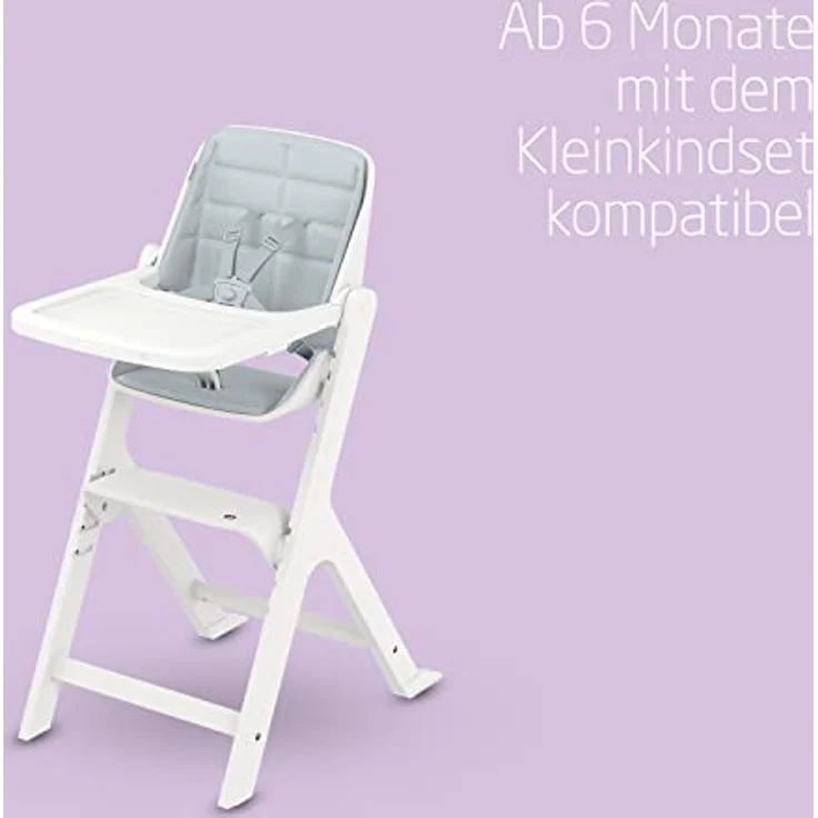 Maxi-Cosi Nesta, Hochstuhl ab Baby, Hochstuhl aus Holz, nach hinten verstellbarer Hochstuhl, wächst mit Ihnen bis zu 99 Jahren, White Wood – Bild 9