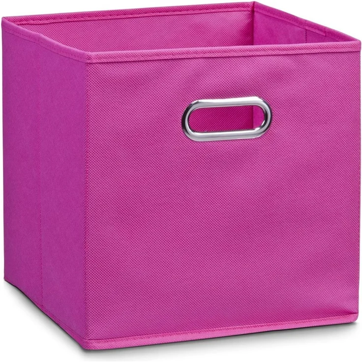 Aufbewahrungsbox mit Griff, Vlies - Pink – Bild 1