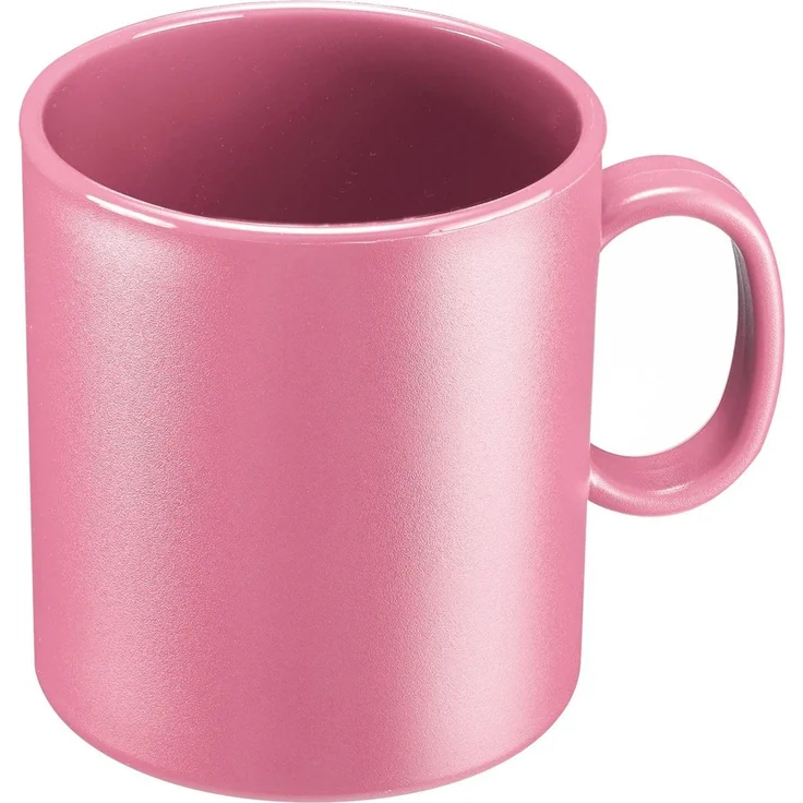 Westmark Henkeltasse – leichter Becher für Unterwegs, ideal beim Camping, Wandern und Picknick, unzerbrechliche Kindertasse 0,3 l, spülmaschinengeeignet – Rosa
