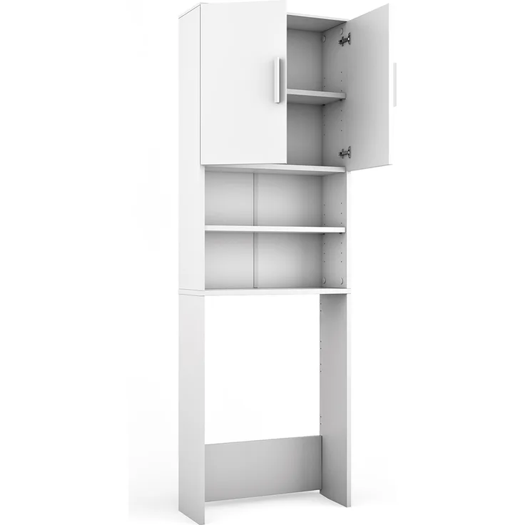 Waschmaschinenschrank Weiß 64 x 190 cm Vicco