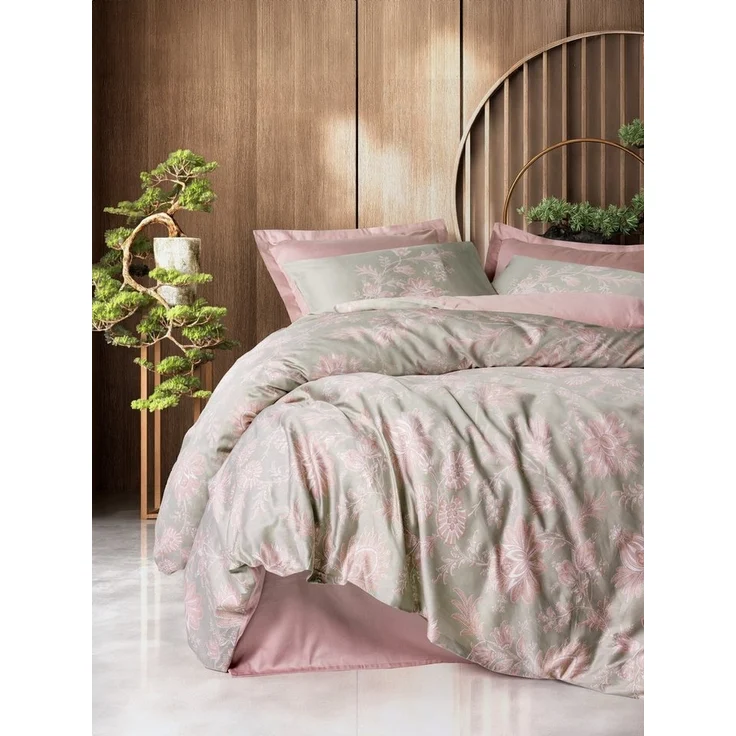 L'Essentiel Maison Bettwäsche Set Betula Satin, Baumwolle, 3 teilig, Durchdacht & Pflegeleicht Hohe Qualität & Farbbrillanz 3 Größen – Bild 3