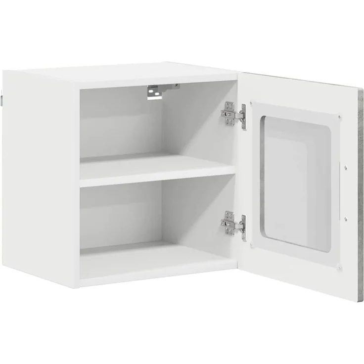 Hängeschrank, Küchenschrank Beton Grau 40 x 31 x 40 cm Holzwerkstoff – Bild 5