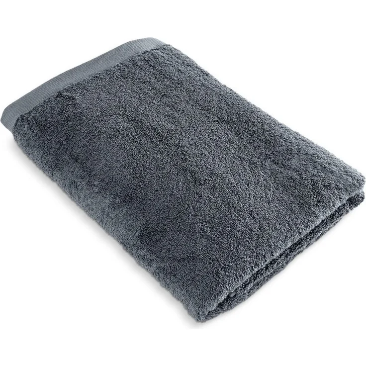 herzbach home Badetuch Pura 100x150 cm, 550g/m², Premium-Qualität, 100% Baumwolle, einfarbig – Bild 1