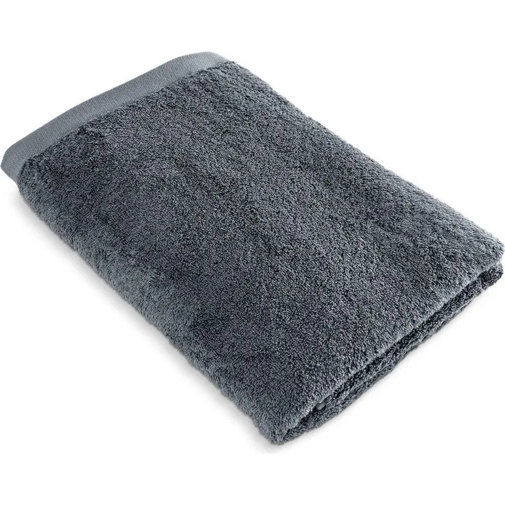 herzbach home Badetuch Pura 100x150 cm, 550g/m², Premium-Qualität, 100% Baumwolle, einfarbig