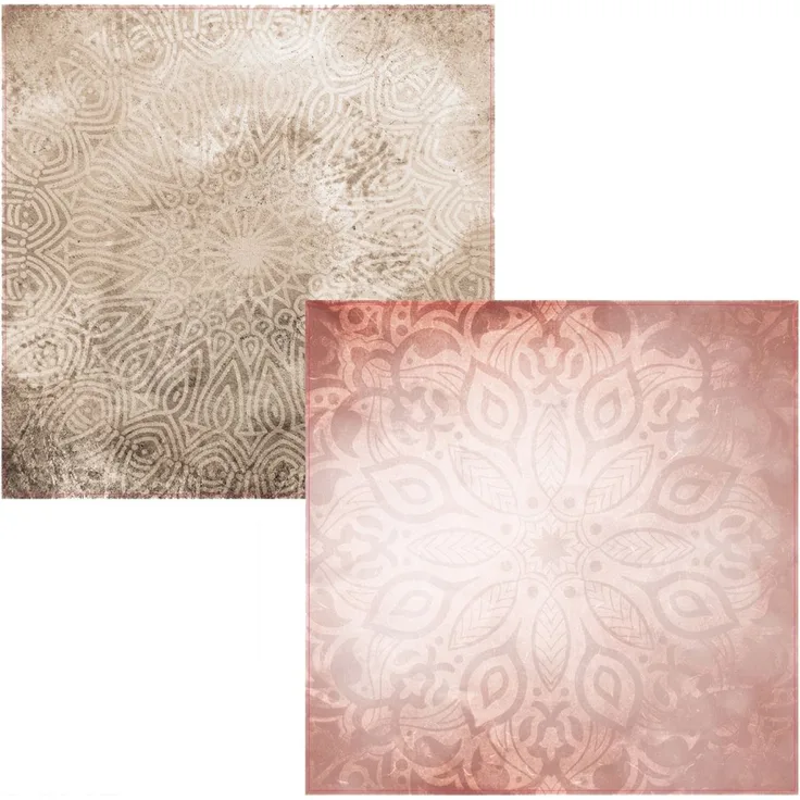 HTI-Living Mandala Wandbilder 2er Set
