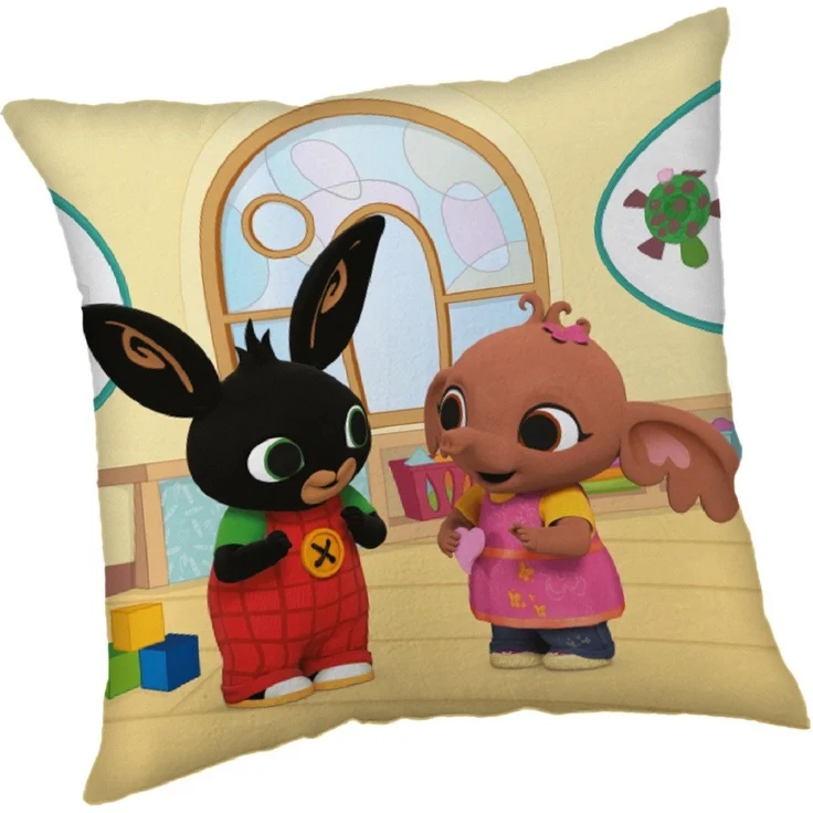 Bunny Bing Kopfkissen (1 Stück) Premium Dekokissen mit beidseitigem Digitaldruck – Bild 1