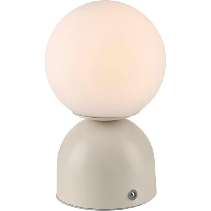 SCHÖNER WOHNEN-Kollektion LED Tischleuchte LED Tischlampe RUDI, Dimmbar, CCT, USB, 1xLED-Board/1,20W/3000K, warmweiß, Akku USB, Dimmbar Touchdimmer CCT