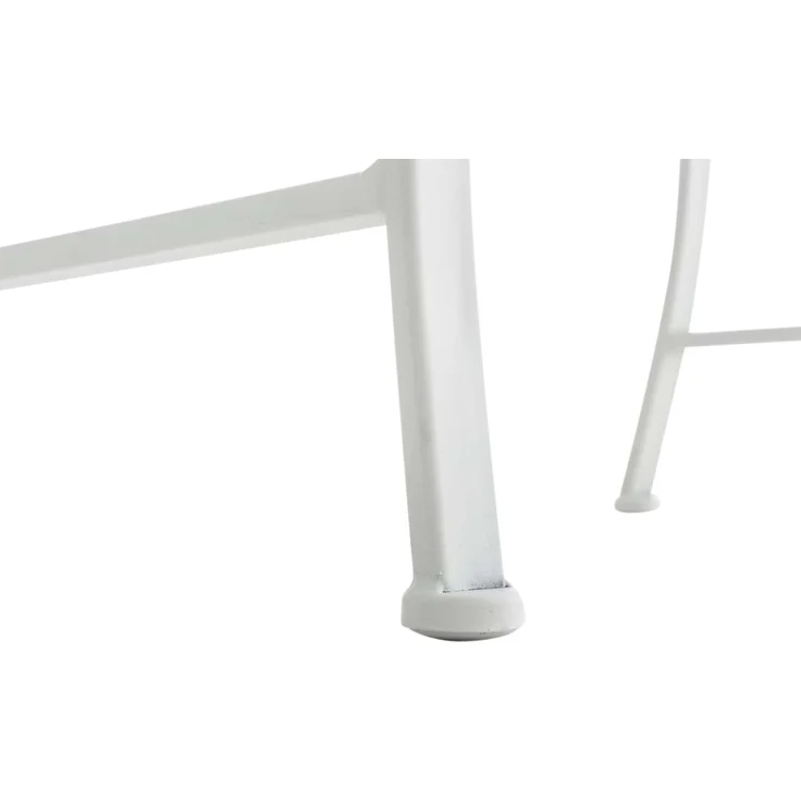 CLP 2er Set Gartenstühle Punjab mit Armlehnen,weiß – Bild 10