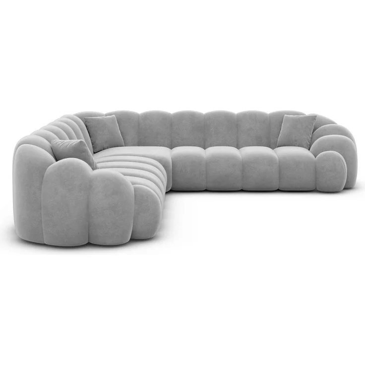 Sofa Dreams Ecksofa Rajada L Form Couch, 4-Sitzer, Design, Eckcouch, Stoffbezug – Bild 2