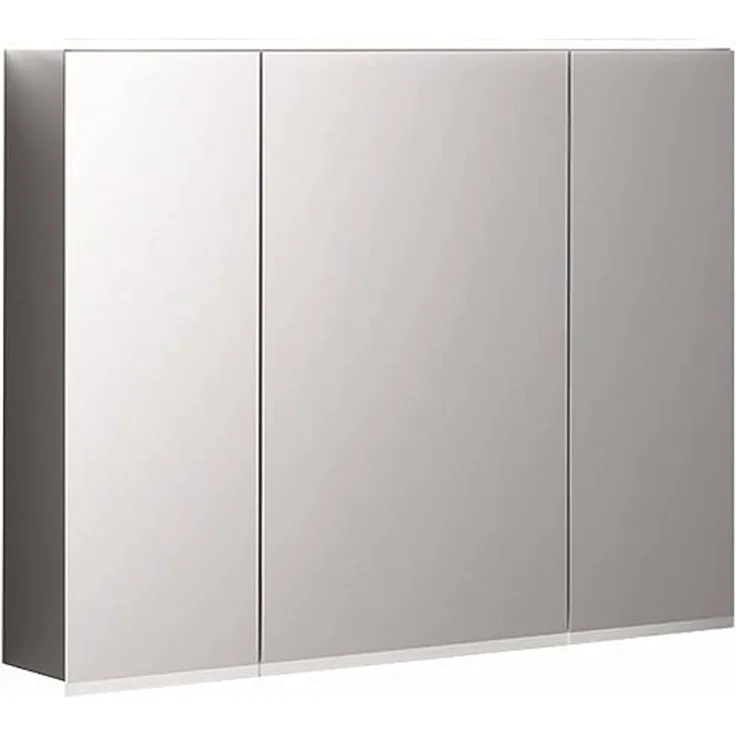 Geberit Option Plus Spiegelschrank mit Beleuchtung, drei Türen, Breite 90 cm, 500594001 - 500.594.00.1