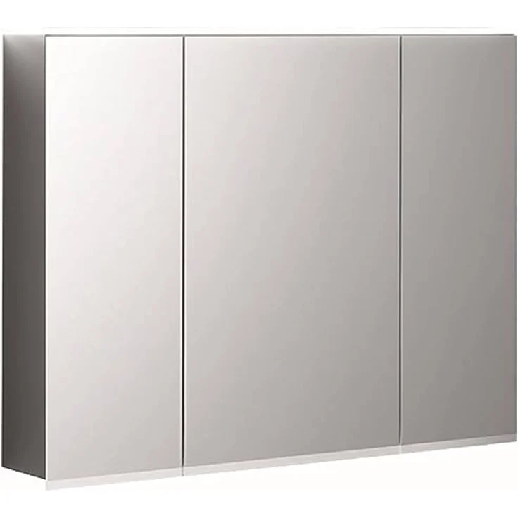 Geberit Option Plus Spiegelschrank mit Beleuchtung, drei Türen, Breite 90 cm, 500594001 - 500.594.00.1 – Bild 1