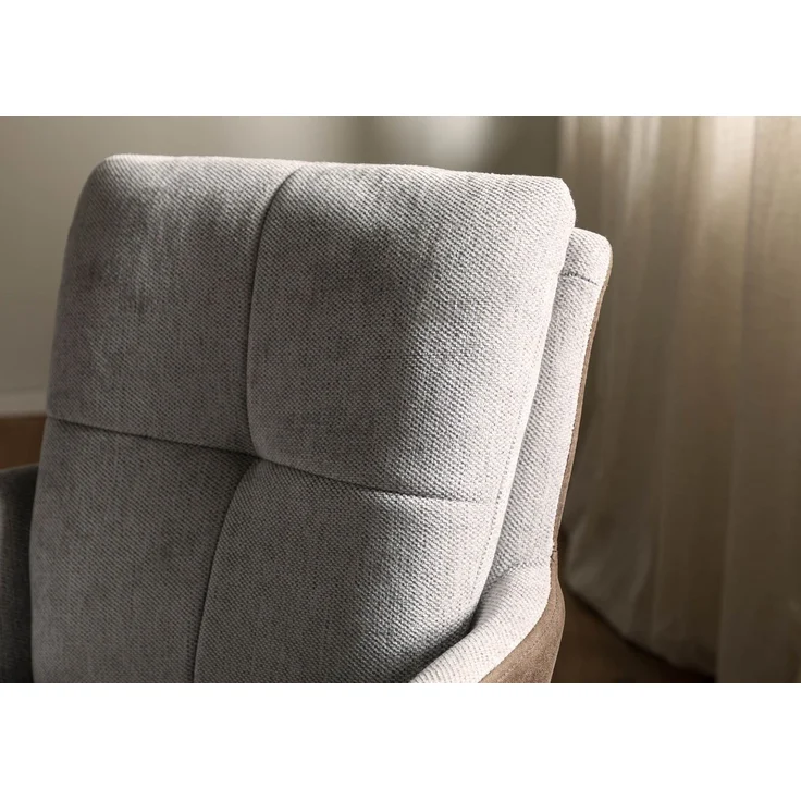Drehstuhl 57x67x87 grau / hellgrau FABIAN #111 – Bild 7