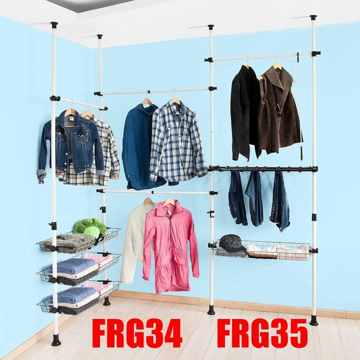 SoBuy FRG34-P02 Aufbewahrungskörbe, Metall, Pulverbeschichtung, Schwarz, 83 x 8 x 19 cm – Bild 7