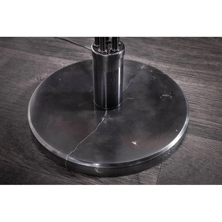 riess-ambiente Stehlampe LEVELS 176cm schwarz / gold, ohne Leuchtmittel, Wohnzimmer · Leinen · Metall · Marmor · Retro – Bild 9