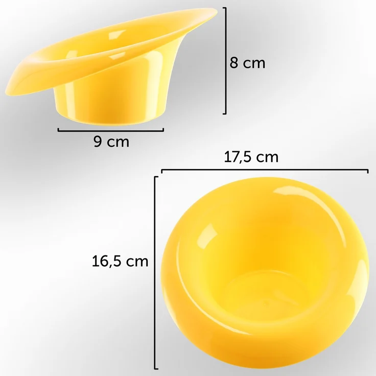 KADAX Blumentopfabdeckung Ikebana Komposition Gelb 9 cm – Bild 2