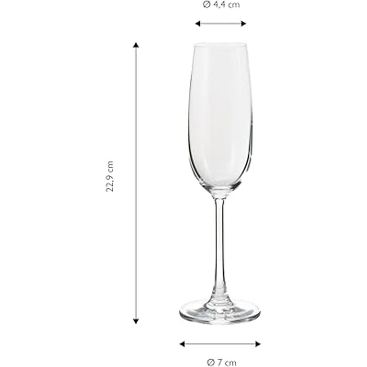 ECHTWERK Champagnerglas EW-TG-2802, Formschöne und robuste Sektgläser – Bild 2
