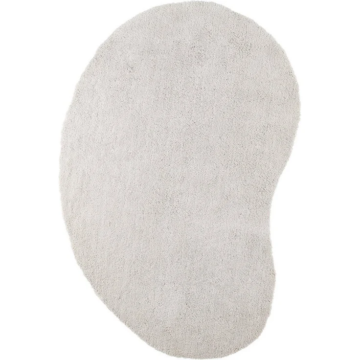 LeGer Home by Lena Gercke Hochflor-Teppich Halrum, einfarbig, besondere Form, modern, U-förmig, Höhe: 25 mm, organische Form, bean shape, kuschelig, Wohnzimmer, Schlafzimmer – Bild 5