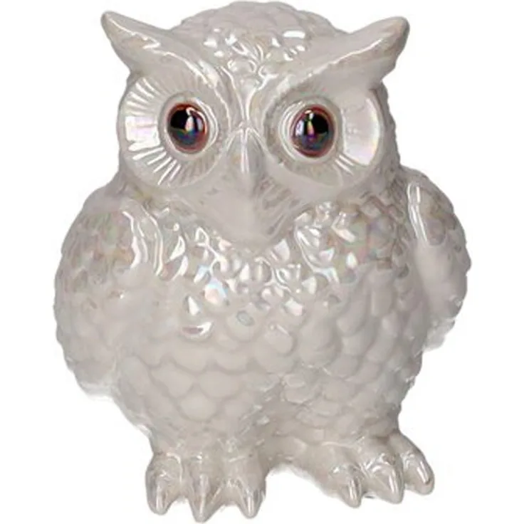 Gift Company Mignon Vase Eule weiß