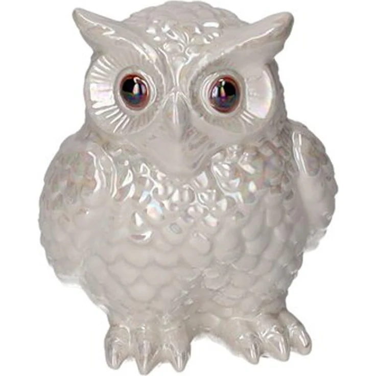 Gift Company Mignon Vase Eule weiß