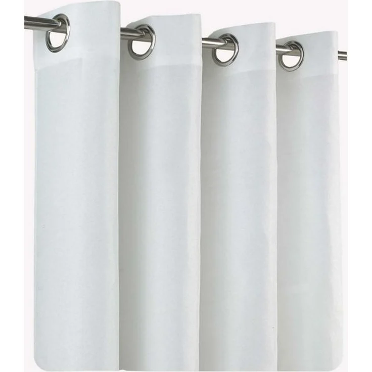 Haus und Deko Gardine Vorhang 140x245 cm Ösen blickdicht Struktur Leinenoptik uni Gardine (1 St), Ösen, blickdicht, Polyester – Bild 4