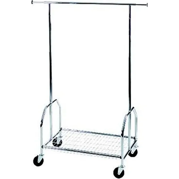 Alco Garderobenständer 2830 - 90x130-170x54 cm, fahrbar