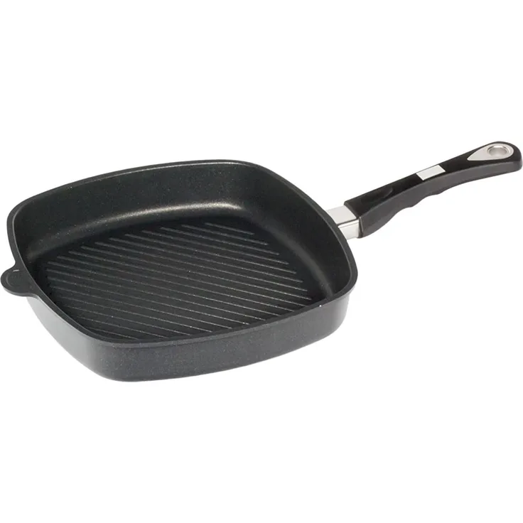 AMT Gastroguss Eckpfanne 28cm Grillboden